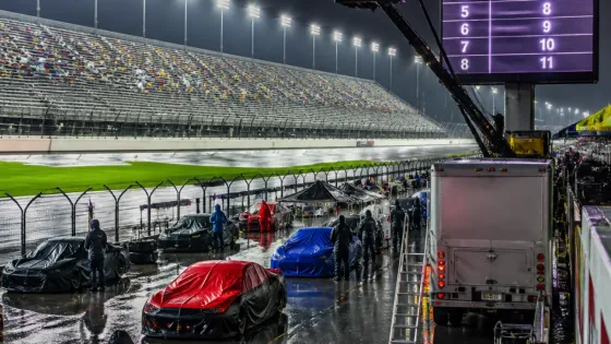 Atlanta's EchoPark Speedway race was tracking toward a much larger TV audience before rain