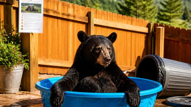 Bear lounges in backyard kiddie pool near Steamboat Springs as sightings climb