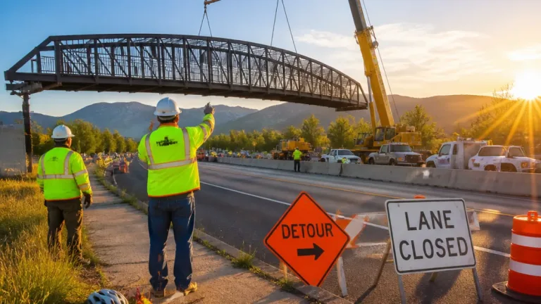 Boulder County installs bicycle bypass bridge on Highway 119 after cyclist deaths; closures planned