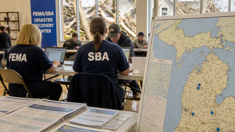 Eight Michigan disaster recovery centers open to help residents seek federal storm aid