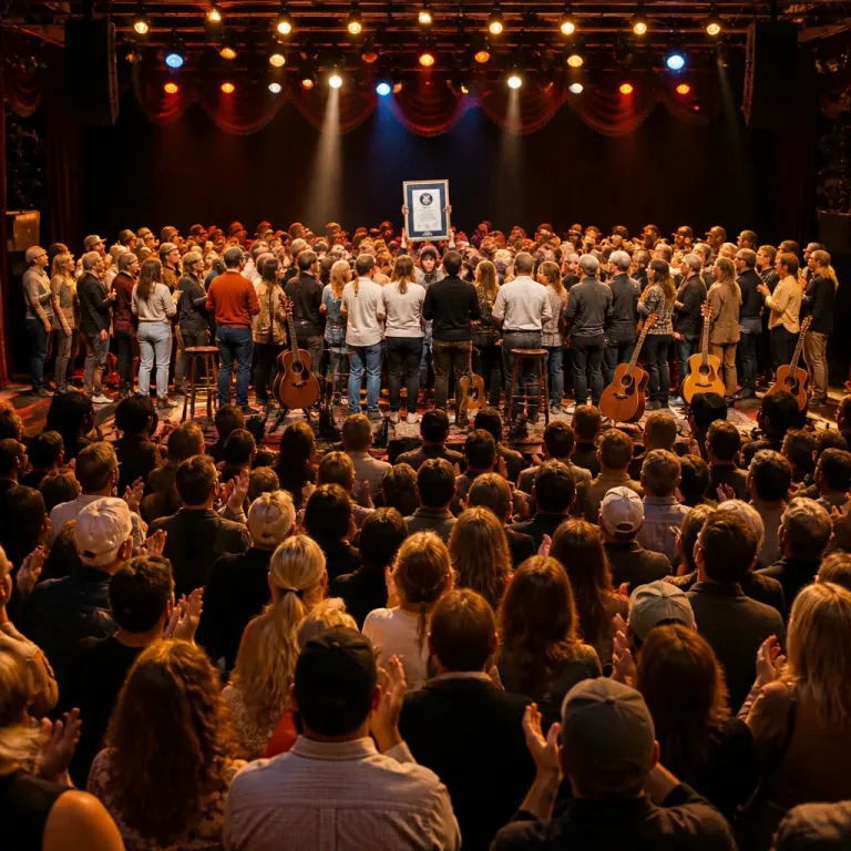 Nashville songwriters set Guinness record with 100-performer writers round