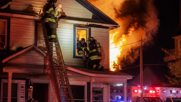 Firefighters rescue toddler, another resident from burning Millville home