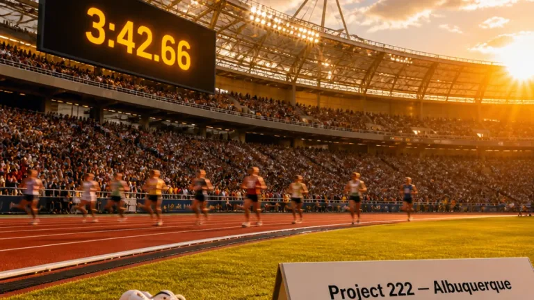 Former UNM standout Josh Kerr breaks 27-year mile record after training in Albuquerque