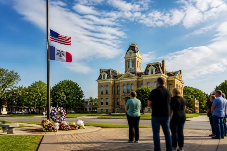 Gov. Reynolds orders Iowa flags at half-staff for Maj. Brad Hovey after B-52 crash