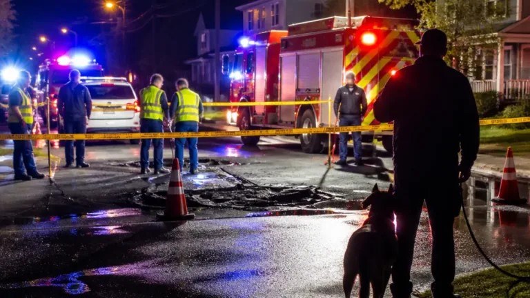 Human remains found after small fire; Meriden roads closed as investigation continues