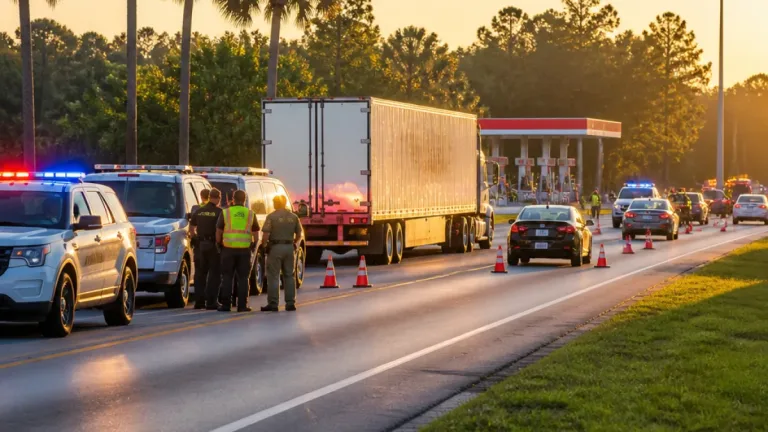 Man fatally struck by semitruck while running from ICE agents in St. Johns County
