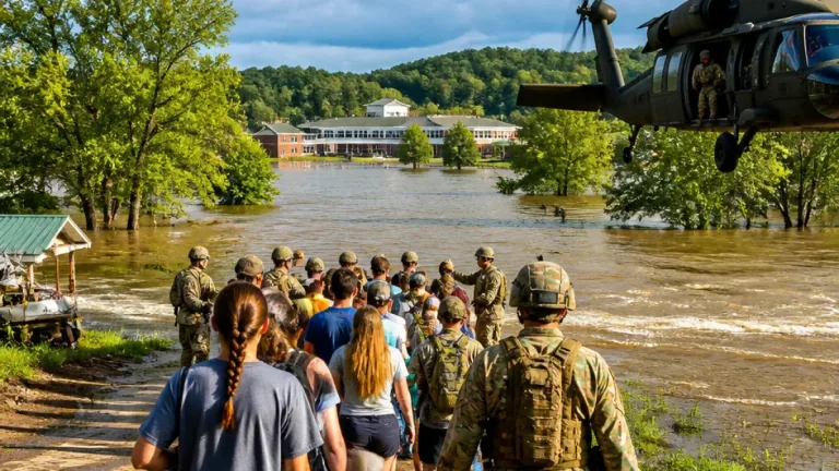 More than 200 campers airlifted as heavy rains wash out roads in southeast Missouri