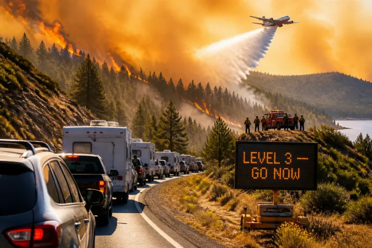 Multiple wildfires force 'Go Now' evacuations around Greenhorn and Anthony Lake