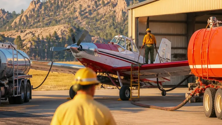 New Wall air tanker base positioned to speed wildfire response across western South Dakota