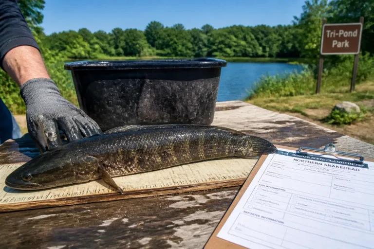 Northern snakehead reported in Asa Pond; anglers warned to kill and report any finds