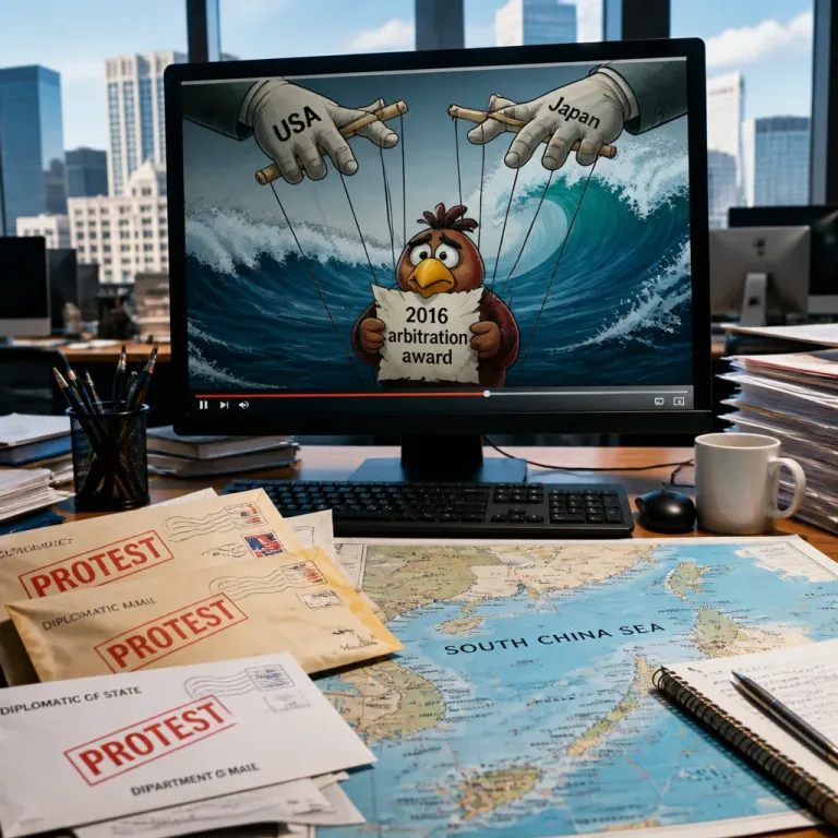 Cartoon provokes Manila, Beijing says video not government position amid South China Sea spat