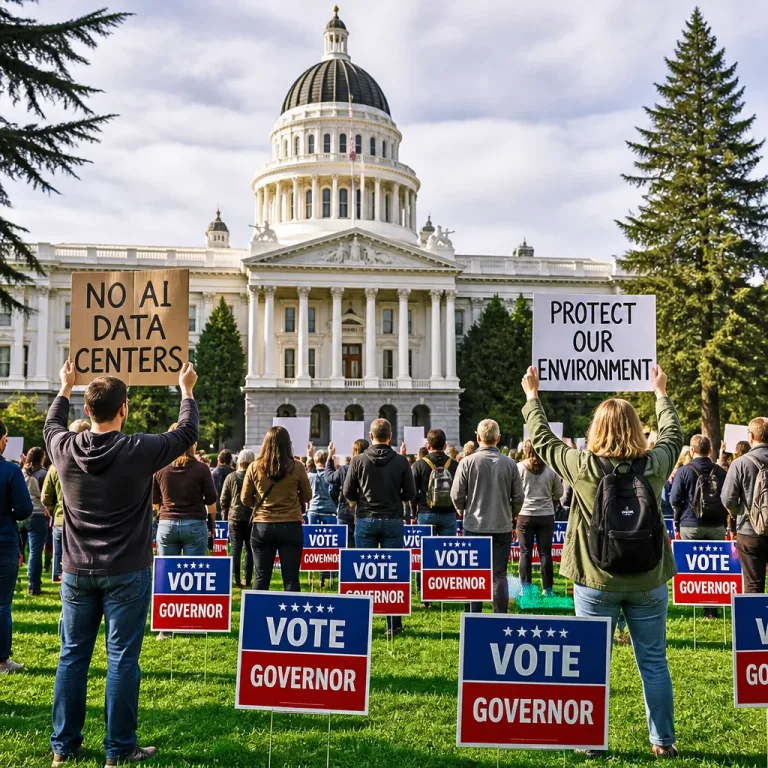 Becerra Leads Big; Californians Strongly Oppose AI Data Centers, Poll Finds