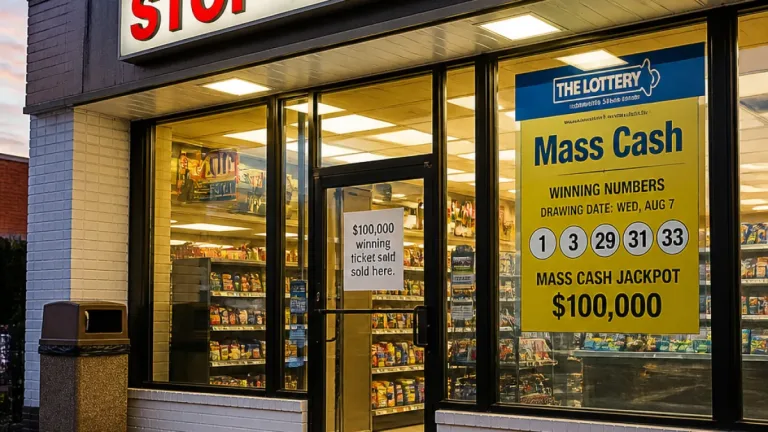 Stoneham convenience store sold $100,000 Mass Cash winning ticket