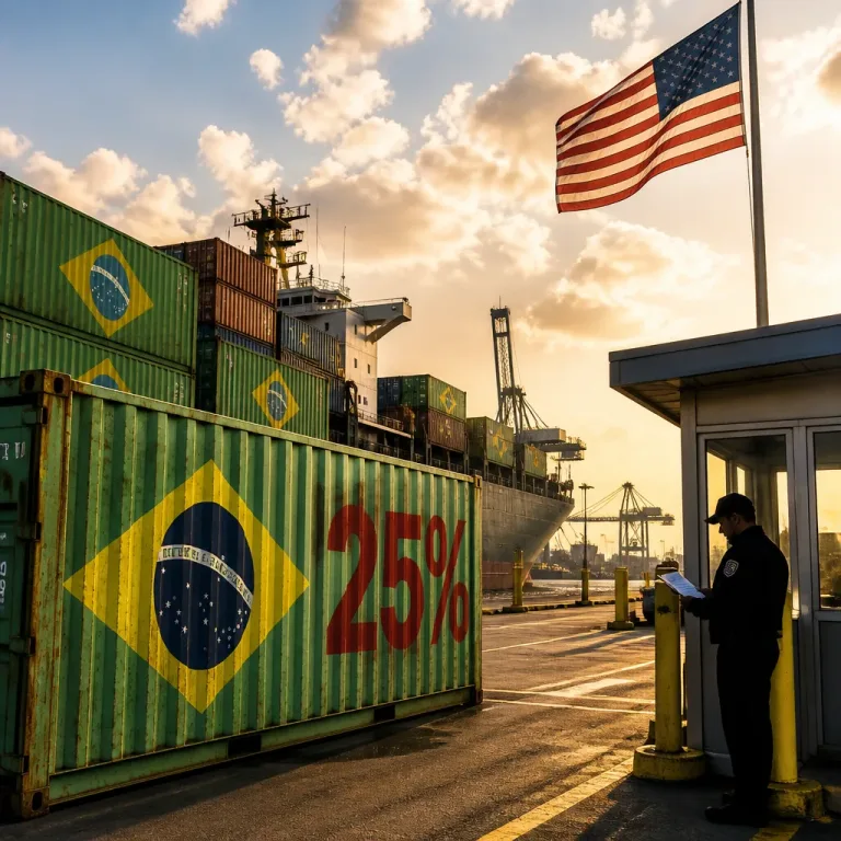 U.S. to impose 25% tariffs on many Brazilian imports effective July 22