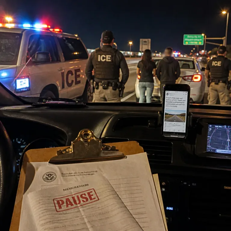 Trump urges ICE to keep traffic stops after recent deaths, seeming to contradict new policy