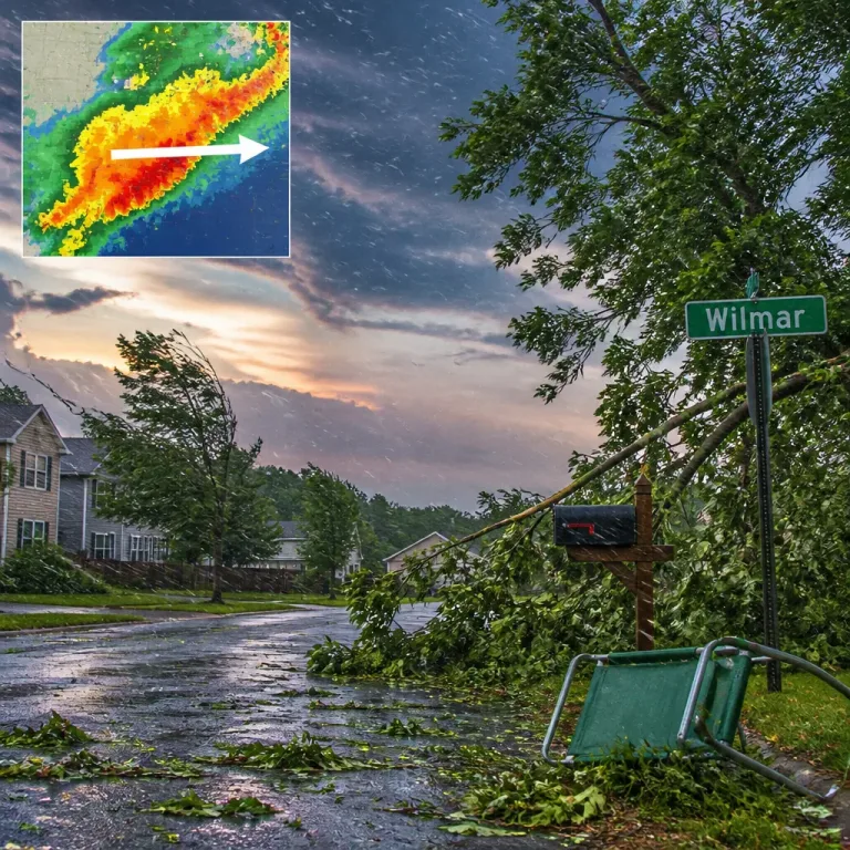 NWS issues strong‑storm warning for parts of eastern North Carolina; gusts up to 40 mph