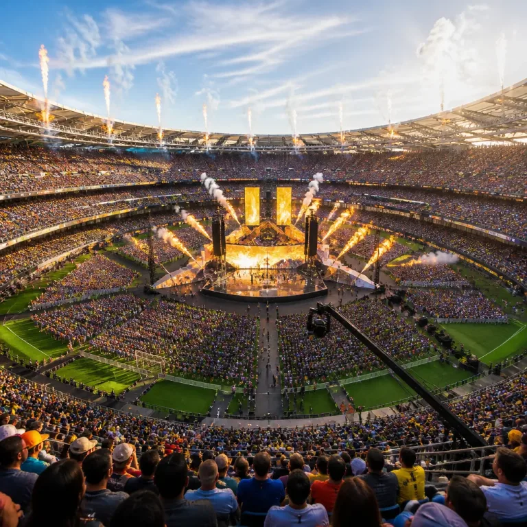 Pop titans electrify World Cup final with record-long halftime spectacle